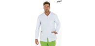Chaqueta m/l caballero microfibra blanca