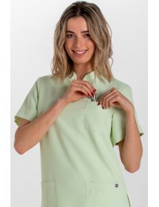 Casaca unisex microfibra verde manzana