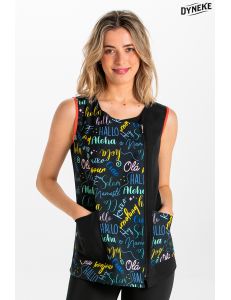 Chaqueta s/m estampado saludos