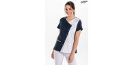 Chaqueta m/c bicolor azul