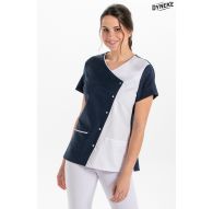 Chaqueta m/c bicolor azul