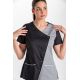 Chaqueta m/c bicolor negra