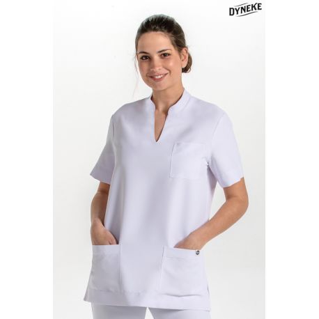 Blusón unisex blanco