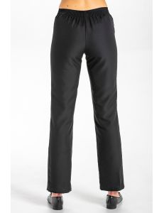 pantalon de mujer negro para sanidad, comercio y estetica dyneke