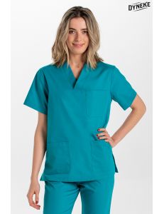 Blusón sanitario aguamarina Unisex Dyneke