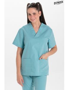 Blusón sanitario azul porcelana Unisex Dyneke