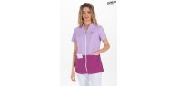 Chaqueta m/c bicolor lila