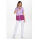 Chaqueta m/c bicolor lila