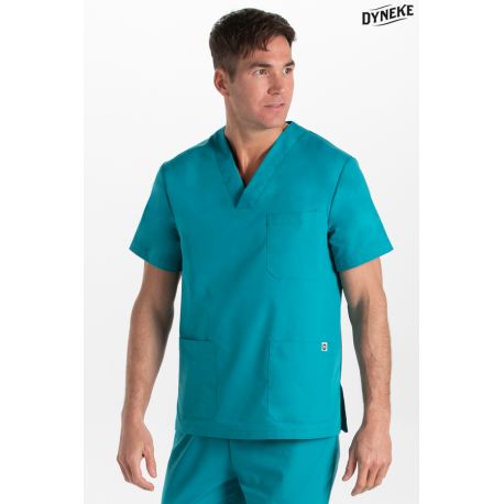 Blusón sanitario aguamarina Unisex Dyneke