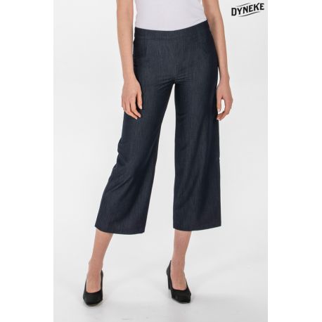 Pantalón culotte tejano