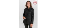 Chaqueta negra cruzada pico m/l