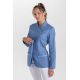 Chaqueta azul cruzada pico m/l