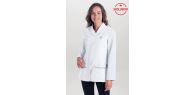 Chaqueta blanca cruzada pico m/l