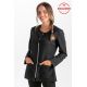 Chaqueta m/l mcfb negra cremallera