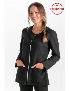 Chaqueta m/l mcfb negra cremallera