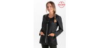 Chaqueta m/l mcfb negra cremallera