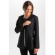 Chaqueta m/l mcfb negra cremallera