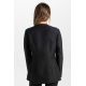 Chaqueta m/l mcfb negra cremallera