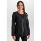 Chaqueta m/l mcfb negra cremallera