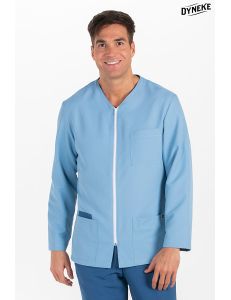 Chaqueta m/l cbro bicolor azul
