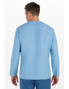 Chaqueta m/l cbro bicolor azul