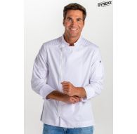 Chaqueta blanca cremallera