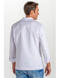 Chaqueta blanca cremallera