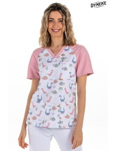 Pijama sanitario estampado dino