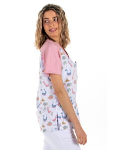 Pijama sanitario estampado dino