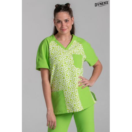 Pijama sanitario estampado burbujas