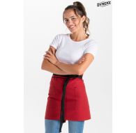 Delantal corto rojo