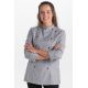 Chaqueta cocinera rejilla gris