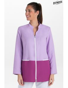 Chaqueta m/l mujer bicolor lila