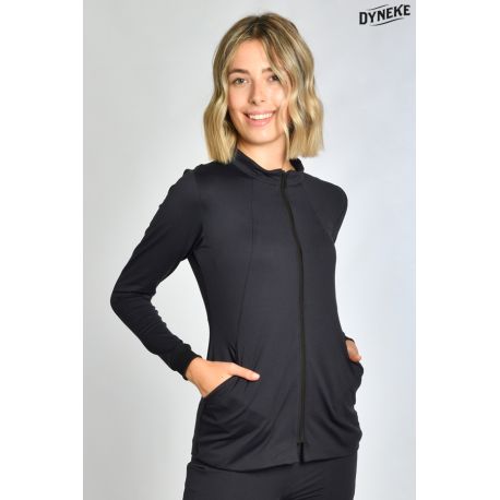 Chaqueta sport de negro para comercio y estética Dyneke