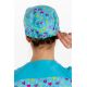 Gorro Sanidad unisex estampado corazones azul