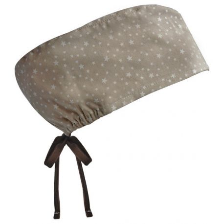 Gorro Sanidad unisex pelo largo estrellitas