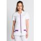 Chaqueta para sanidad, farmacia, comercio y estética morado Dyneke