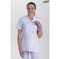 Chaqueta mujer asia blanca m/c pespuntes