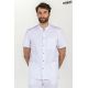 Chaqueta hombre cuello mao m/c blanca