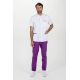 Chaqueta hombre cuello mao m/c morado