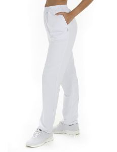 pantalon migrofibra blanco unisex con bolsillos dyneke