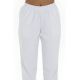 pantalon migrofibra blanco unisex con bolsillos dyneke