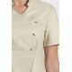 Chaqueta mujer asia beig m/c pespuntes