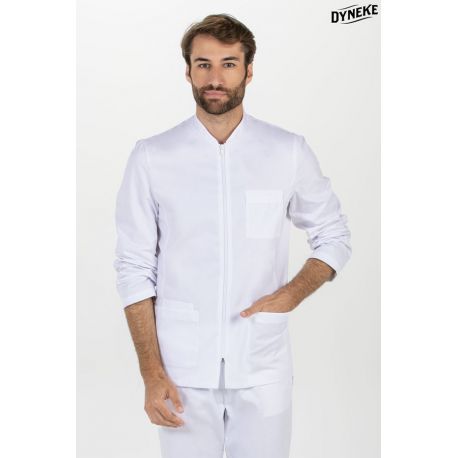 Chaqueta blanca de manga larga