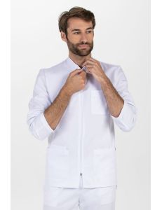 Chaqueta blanca de manga larga