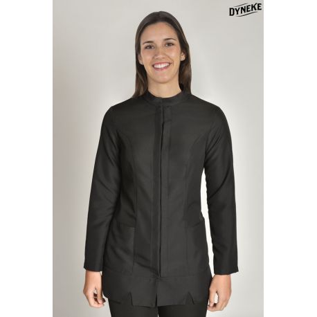 Chaqueta imperial mujer m/l microfibra negra