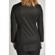 Chaqueta imperial mujer m/l microfibra negra