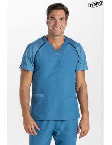 Pijama sanitario microfibra sport azul