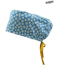 Gorro Sanidad unisex pelo largo flores