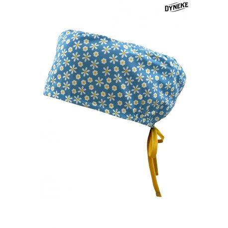 Gorro Sanidad unisex pelo largo flores